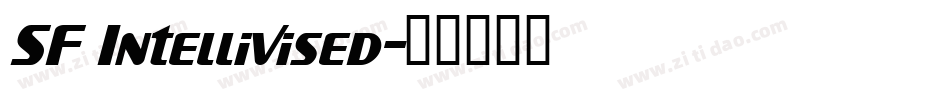 SF Intellivised字体转换